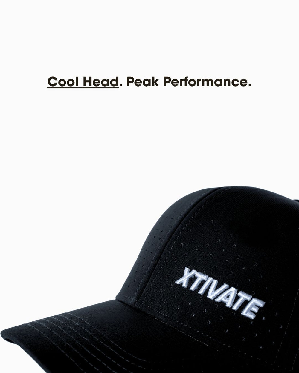 Xtivate Performance™ Sportscap - Zwart