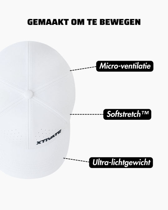 Xtivate Performance™ Sportscap - White